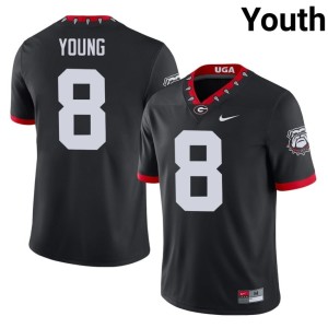 Colbie Young Black DGDs #8 College Mascot 100th Anniversary Youth Jersey 911364-878