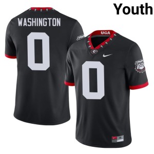 Darnell Washington University of Georgia Player Mascot 100th Anniversary Black #0 Youth Jersey 389269-732