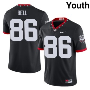 Dillon Bell Youth Mascot 100th Anniversary Black #86 High School DGDs Jerseys 982510-495