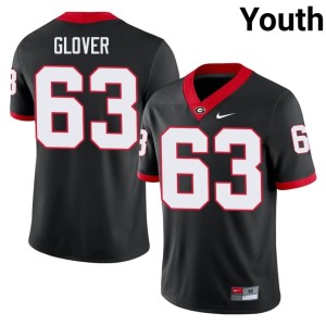 Dontrell Glover Black Youth University of Georgia Bulldogs High School #63 Jersey 987372-253