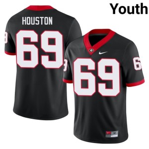 Graham Houston Black Limited UGA Bulldogs Youth #69 Jersey 692780-234