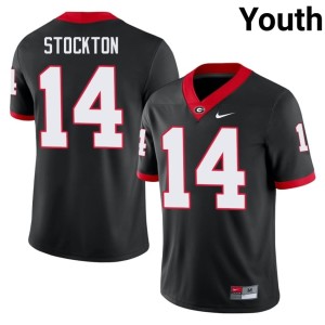 Gunner Stockton Official Black UGA Youth #14 Jersey 968767-183