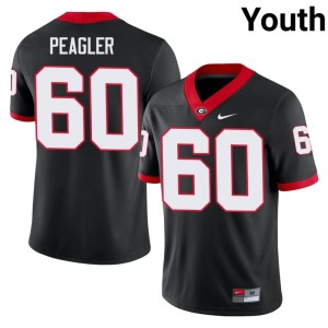 Henry Peagler University UGA #60 Black Youth Jerseys 490496-975