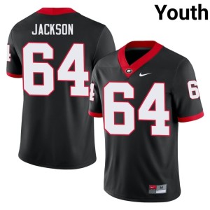 Jahzare Jackson #64 Youth Official Black Damn Good Dawgs Jersey 281333-477