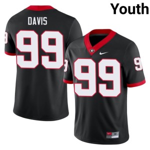 Jordan Davis Damn Good Dawgs Youth #99 Black Game Jersey 654806-768