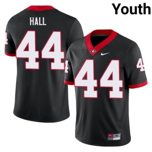 Jordan Hall Replica Black Youth Georgia #44 Jersey 953890-795