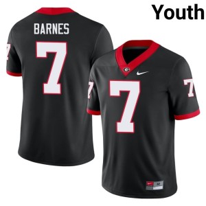 Khalil Barnes Georgia Bulldogs Youth Black 2025 #7 Jersey 387234-796