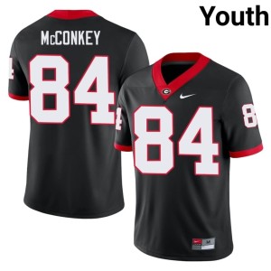 Ladd McConkey UGA Black Stitched Youth #84 Jersey 247798-441