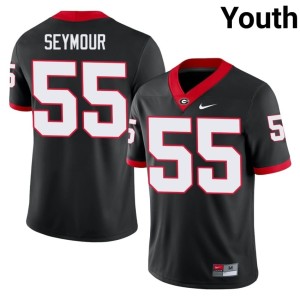 London Seymour Black University of Georgia #55 Youth Alumni Jerseys 348548-596