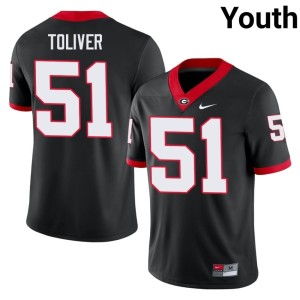 Malachi Toliver #51 Damn Good Dawgs Youth Limited Black Jerseys 167769-928