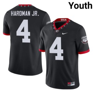 Mecole Hardman Jr. Mascot 100th Anniversary Alumni Black Youth UGA #4 Jersey 789699-848