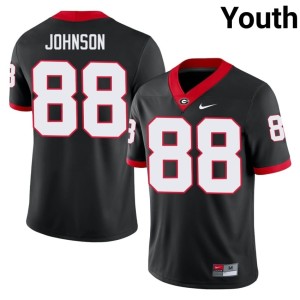 Nasir Johnson University Black #88 DGDs Youth Jerseys 526069-253