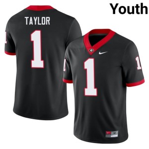 Talyn Taylor High School Youth #1 Dawgs Black Jerseys 928247-274