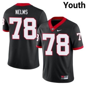 Tate Nelms #78 Black Youth Damn Good Dawgs Player Jerseys 449861-954
