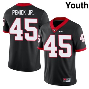 Terrence Penick Jr. Youth College #45 University of Georgia Bulldogs Black Jersey 617426-969