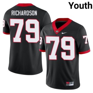 TyQuez Richardson Youth #79 Damn Good Dawgs Black 2025 Jerseys 215781-569