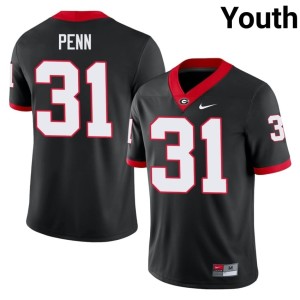 Wade Penn Youth #31 2025 Black Bulldog Nation Jerseys 955438-388