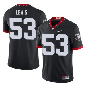 Zach Lewis #53 University DGDs Mens Mascot 100th Anniversary Black Jerseys 594594-393